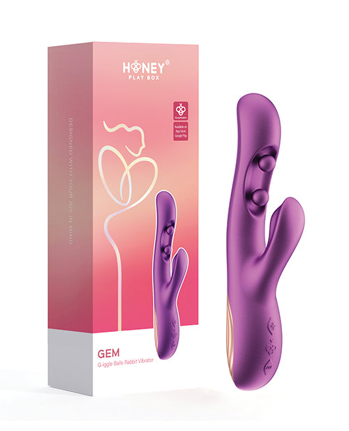 GEM Twin Balls Rabbit Vibrator