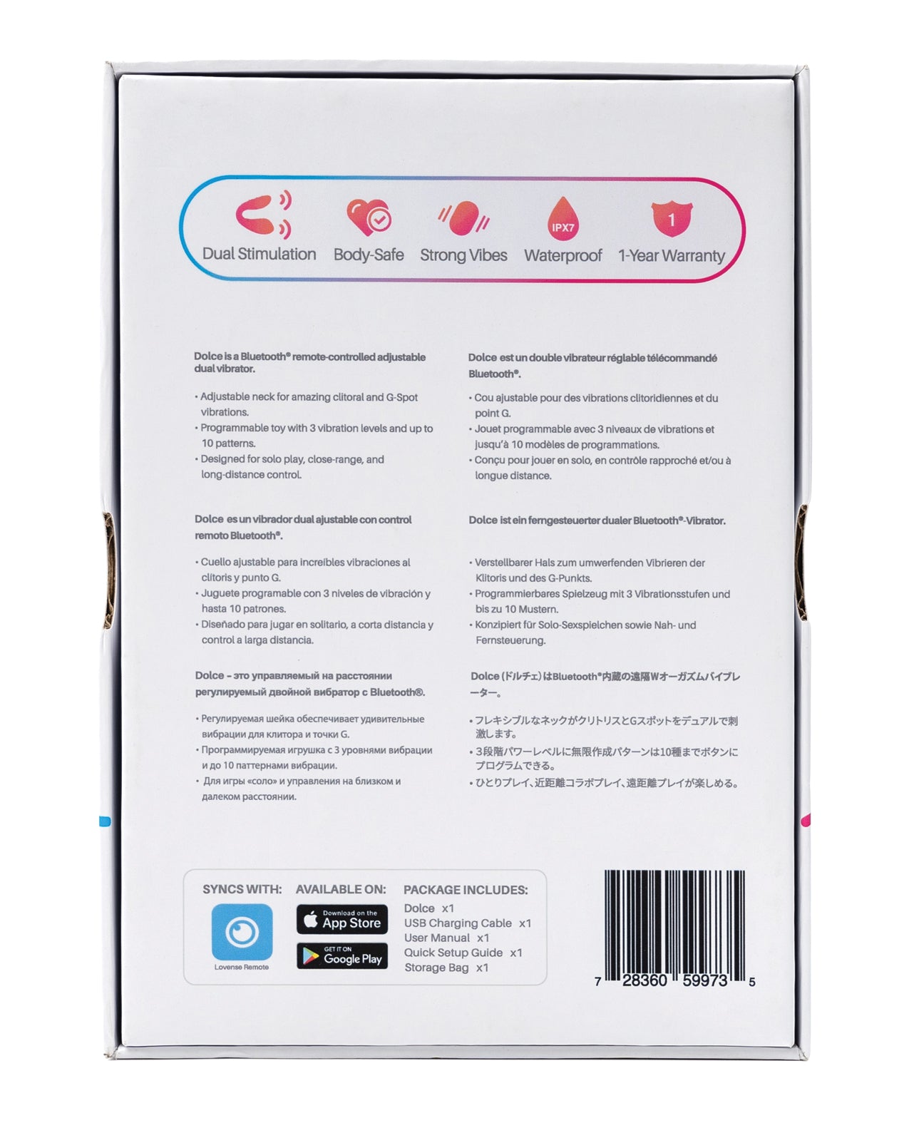 Lovense Dolce (previously Quake) Adjustable Dual Stimulator