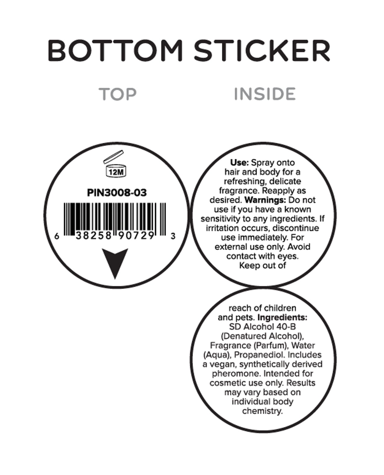 Pure Instinct Pheromone Hair & Body Mist Scarlet Veil - 3.35 oz