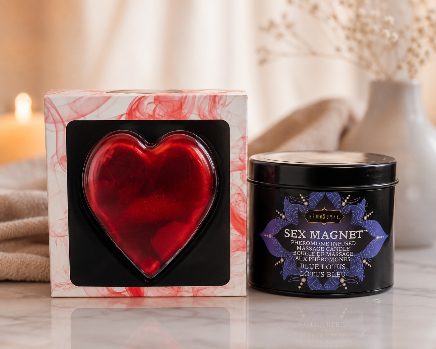 Heart and Massage Candle Package