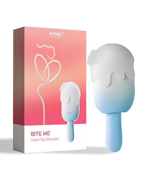 Bite Me Sucking, Tapping & Vibrating Cream Pop Stimulator