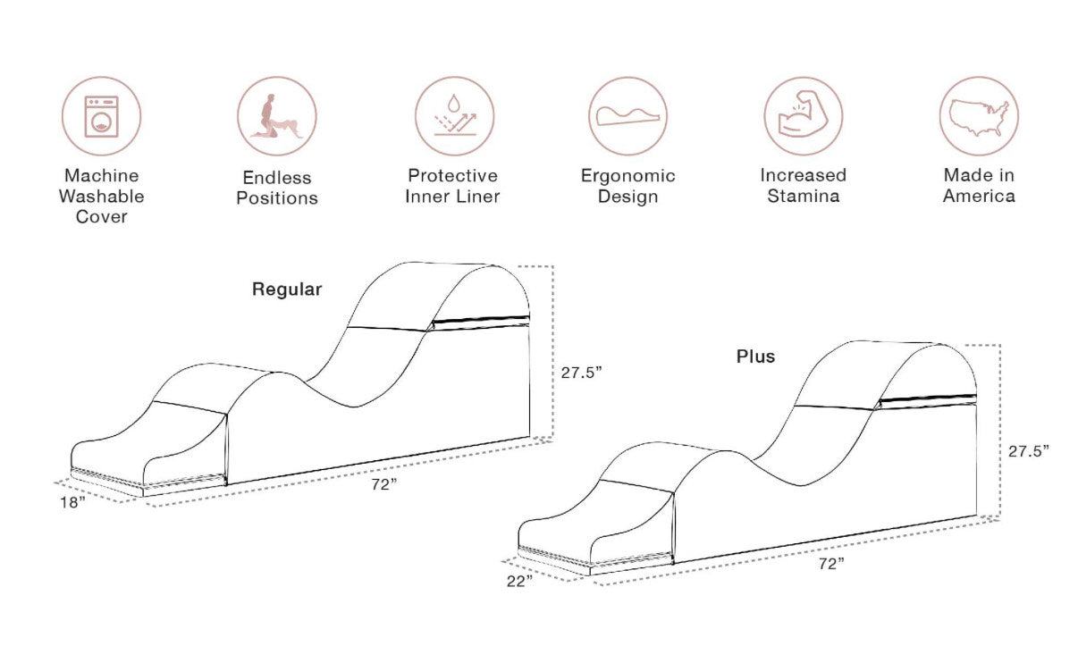 Aria Chaise-Bench 22 inch width