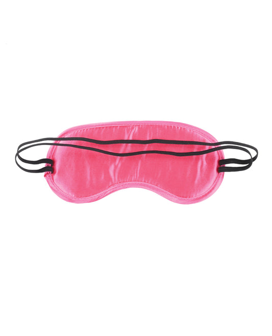 Sex & Mischief Satin Blindfold - Hot Pink