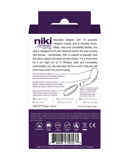 VeDO Niki Rechargeable Panty Vibe