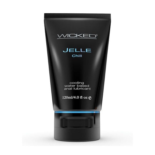 Wicked Sensual Care Jelle Chill Waterbased Anal Gel Lubricant - 4 oz
