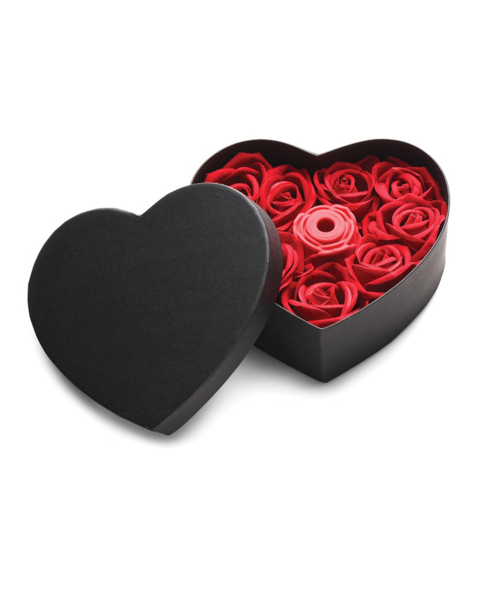 Inmi Bloomgasm The Enchanted 10X Rose Stimulator Lovers Gift Box-Red
